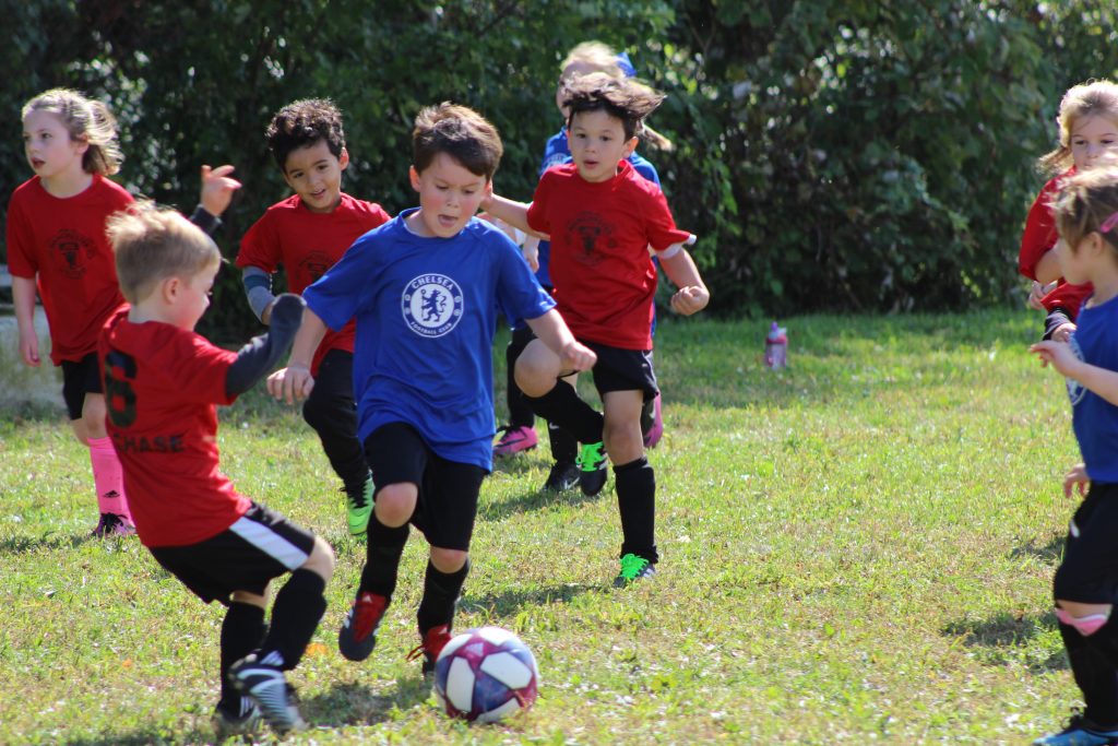 niños clase futbol idea sport